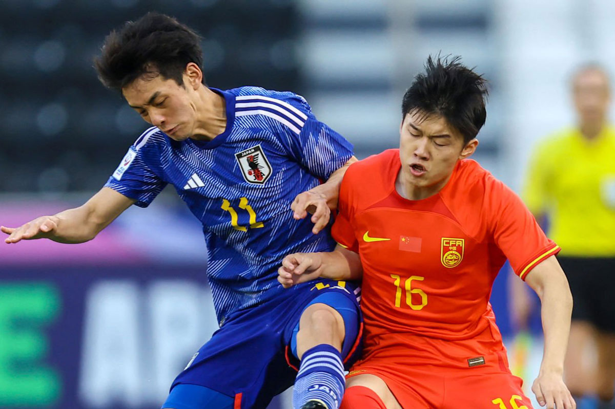 Kết quả VCK U23 châu Á 2024: Chơi hơn người, U23 Trung Quốc vẫn để thua U23 Nhật Bản- Ảnh 2.