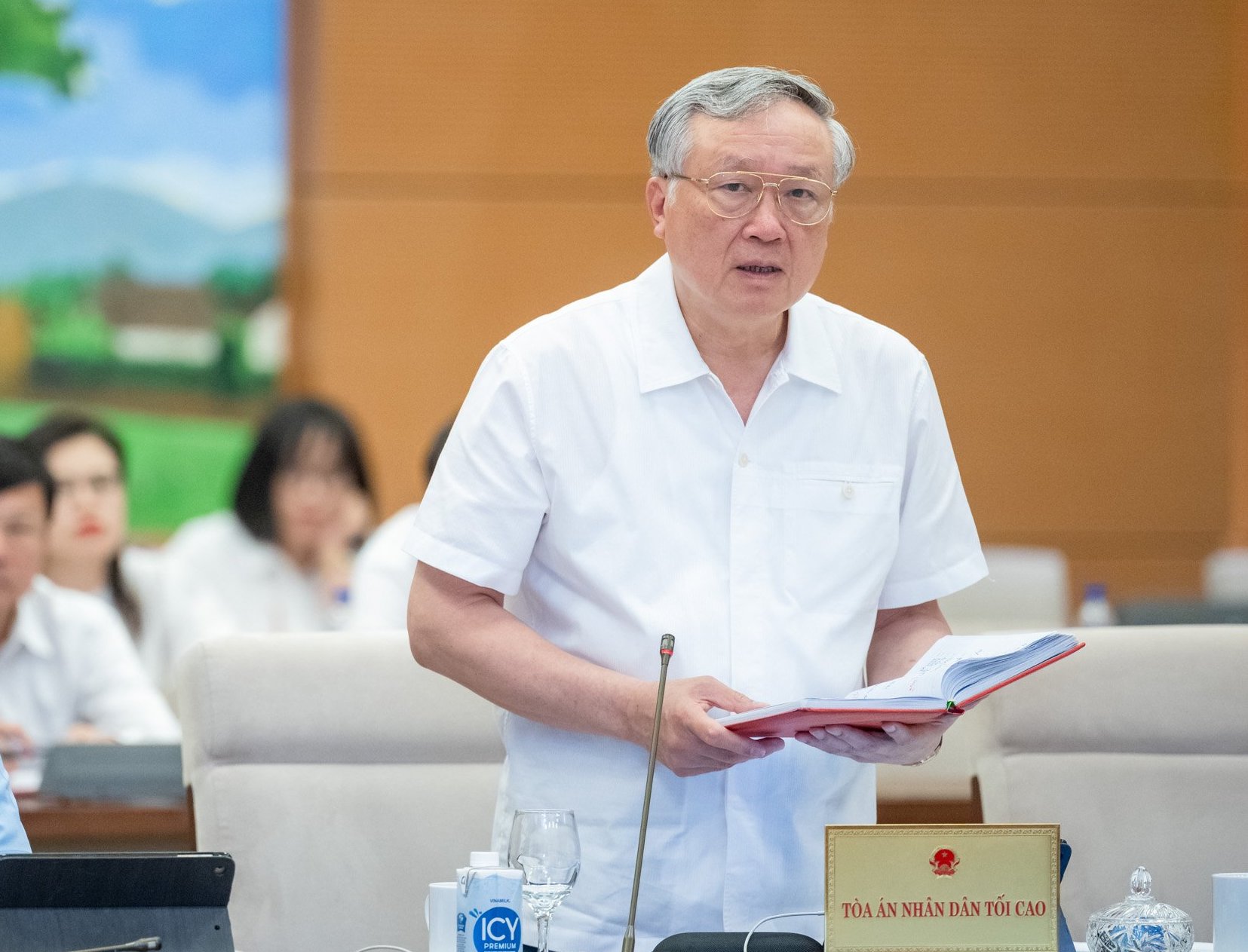 Chánh án Nguyễn Hòa Bình: Không nên để mất thời gian của Quốc hội khi đưa ra một đạo luật 
