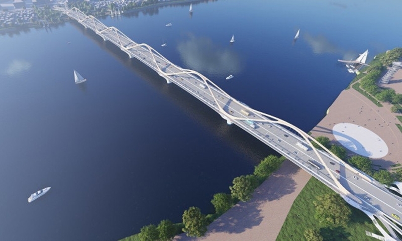 Hai cây cầu nghìn tỷ bắc qua sông Hồng được Hà Nội dự kiến khởi công năm 2024 - Ảnh 1.