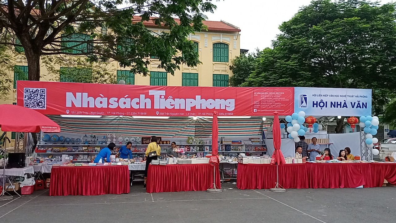 Hải Phòng: 12.000 đầu sách phục vụ độc giả tại Hội sách năm 2024