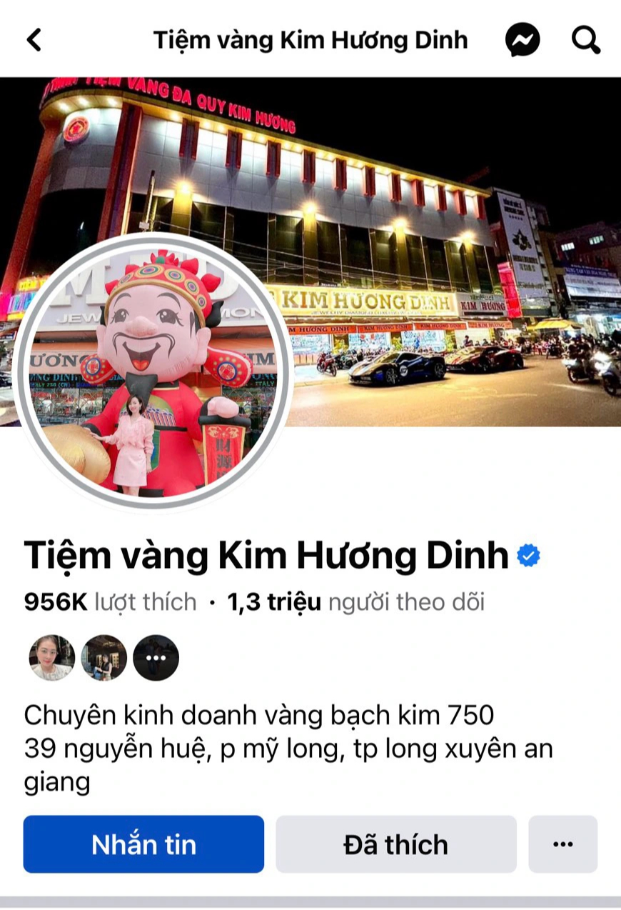 Tiệm vàng Kim Hương Dinh lớn nhất tỉnh An Giang bị kiểm tra "nóng"- Ảnh 2.