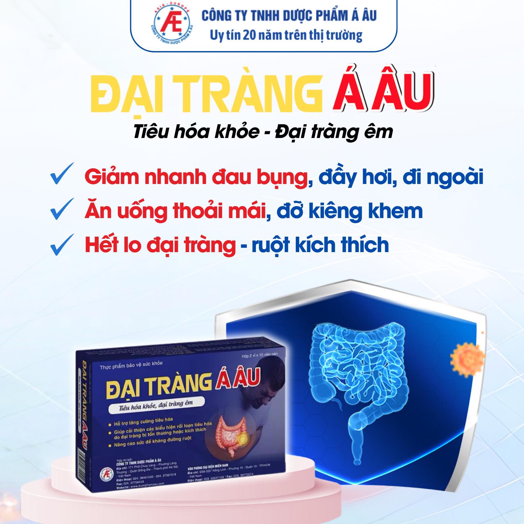 Đại tràng Á Âu - Thương hiệu được nhiều người bệnh đại tràng tin dùng- Ảnh 2.