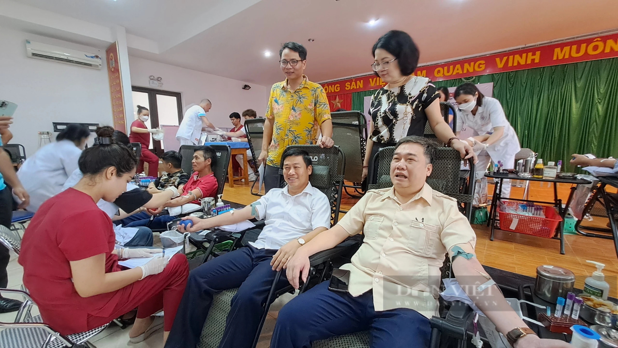 Cán bộ, hội viên nông dân Thái Nguyên tham gia hiến máu cứu người, nhiều điển hình được tuyên dương- Ảnh 1.