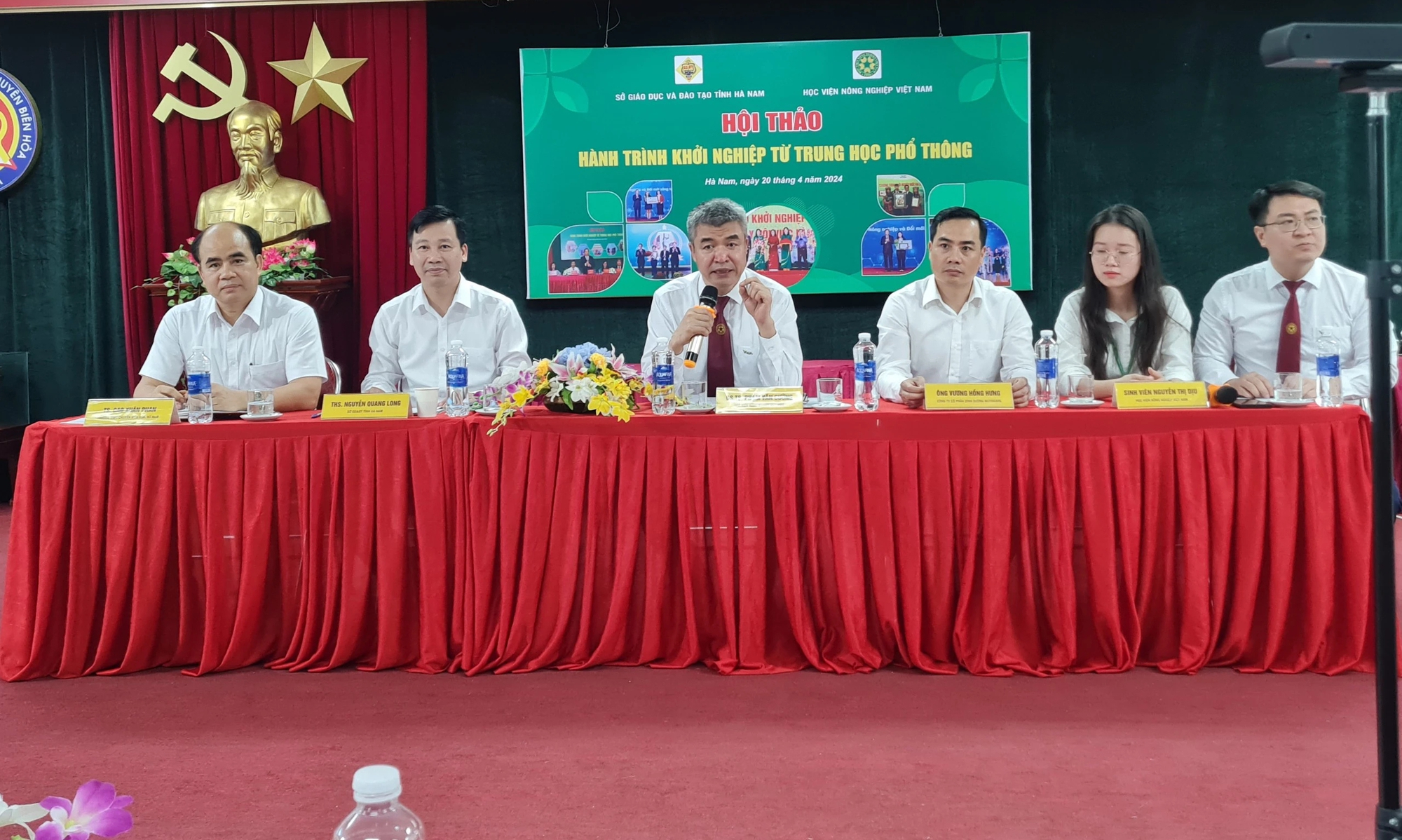 Học viện Nông nghiệp Việt Nam khơi dậy tinh thần khởi nghiệp cho học sinh THPT tỉnh Hà Nam- Ảnh 1.