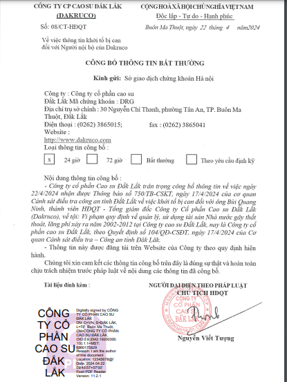 Chân dung ông Bùi Quang Ninh - Thành viên HĐQT Cao su Đắk Lắk vừa bị khởi tố- Ảnh 1.