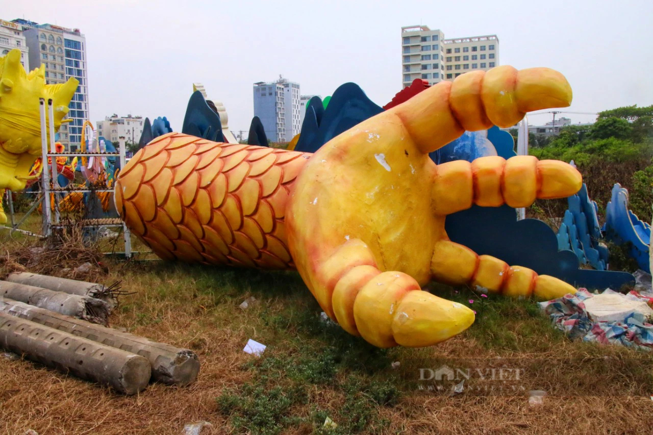 Linh vật rồng nằm la liệt "chờ" công viên tại Đà Nẵng- Ảnh 3.