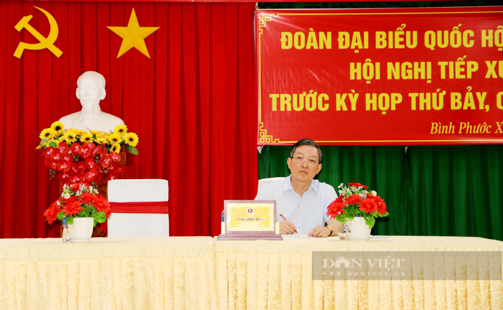Chủ tịch Ban Chấp hành T.Ư Hội Nông dân Việt Nam Lương Quốc Đoàn tiếp xúc cử tri tại An Giang- Ảnh 1.