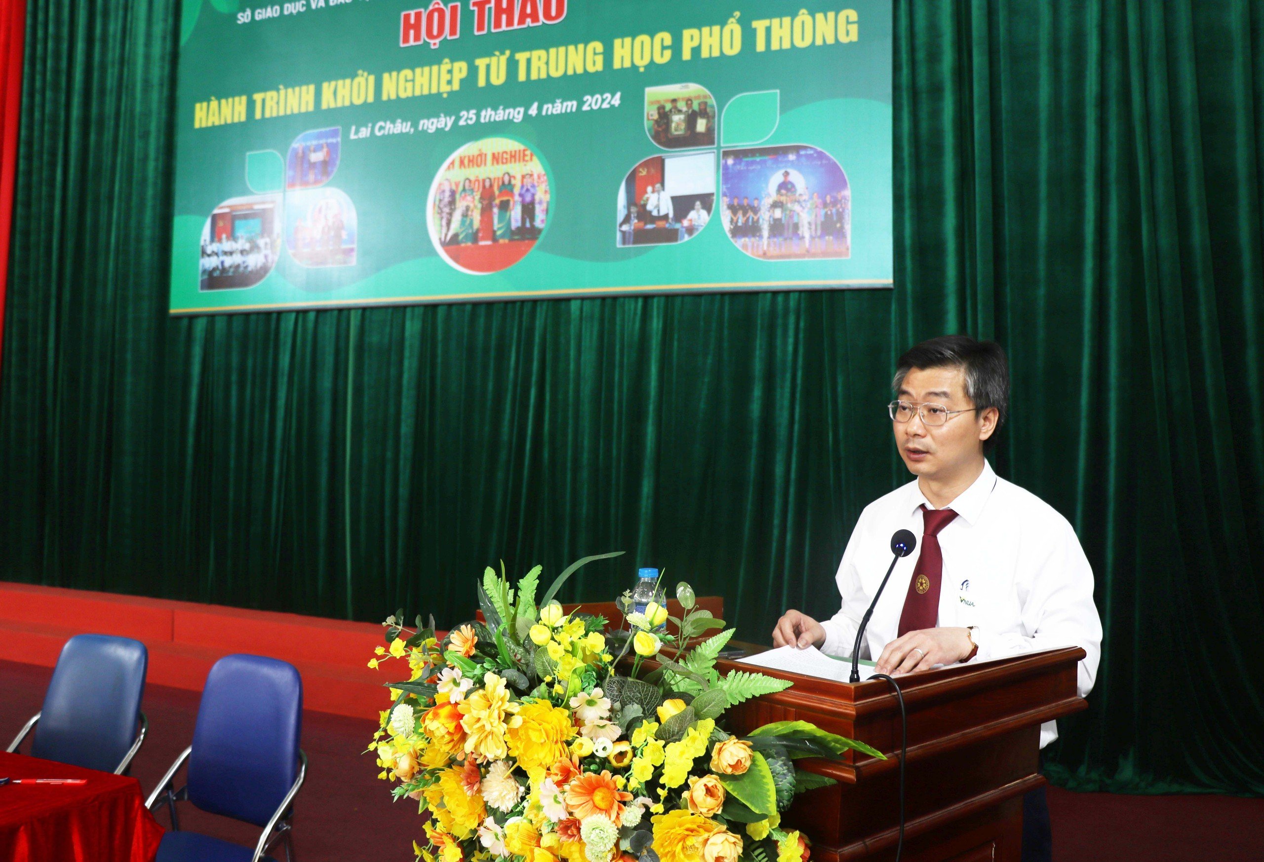 Học viện Nông nghiệp Việt Nam khơi dậy tinh thần khởi nghiệp cho học sinh THPT tỉnh Lai Châu- Ảnh 2.