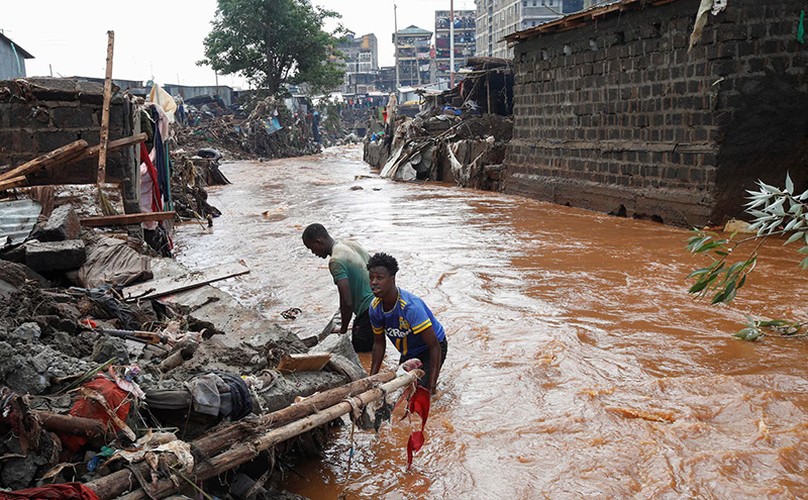 Một đất nước tại Châu Phi bị lũ lụt hoành hành, Thủ đô bị nhấn chìm- Ảnh 1.
