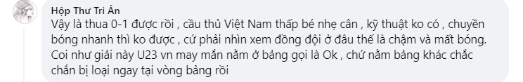 CĐV của U23 Việt Nam chỉ ra nhiều hạn chế khiến đội nhà bại trận- Ảnh 9.