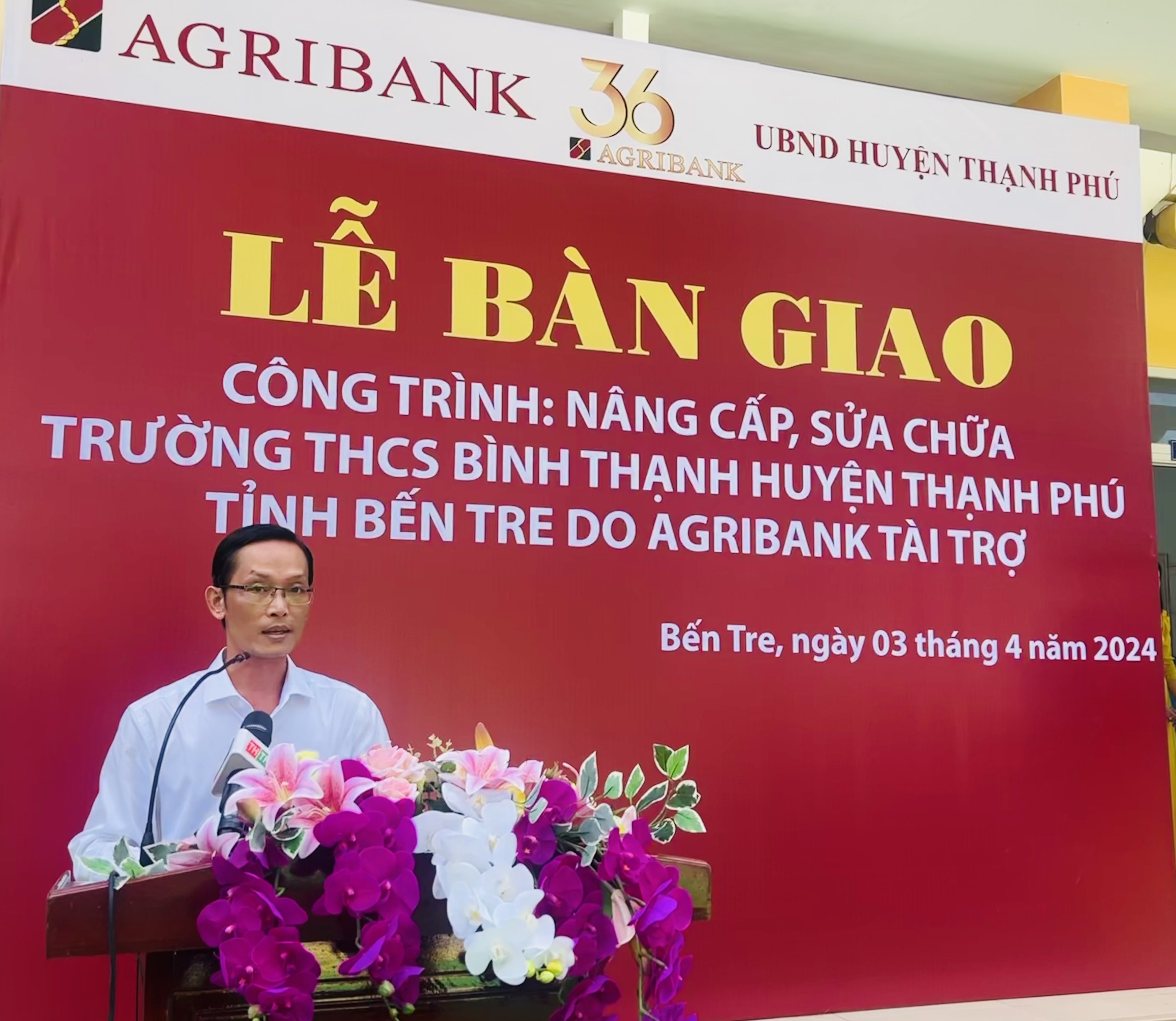 Agribank Chi nhánh tỉnh Bến Tre tài trợ nâng cấp, sửa chữa trường học tại huyện Thạnh Phú- Ảnh 3.