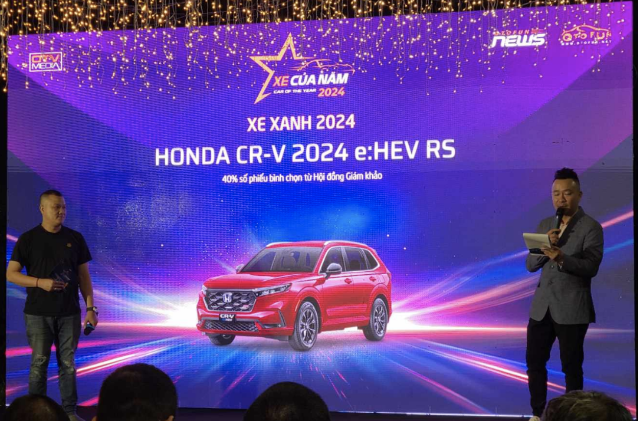 Honda CR-V e:HEV RS và Civic "gặt hái" giải thưởng tại “Xe của năm 2024”- Ảnh 1.