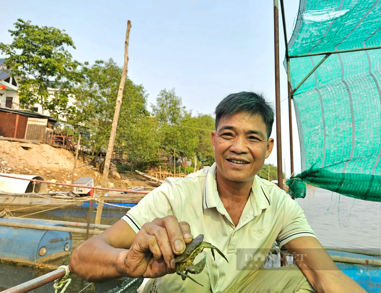 Nuôi cá chẽm, cá dìa, cua ngon ở một ngã 3 sông nổi tiếng ở Quảng Bình, tưởng liều mà hóa hay- Ảnh 1.