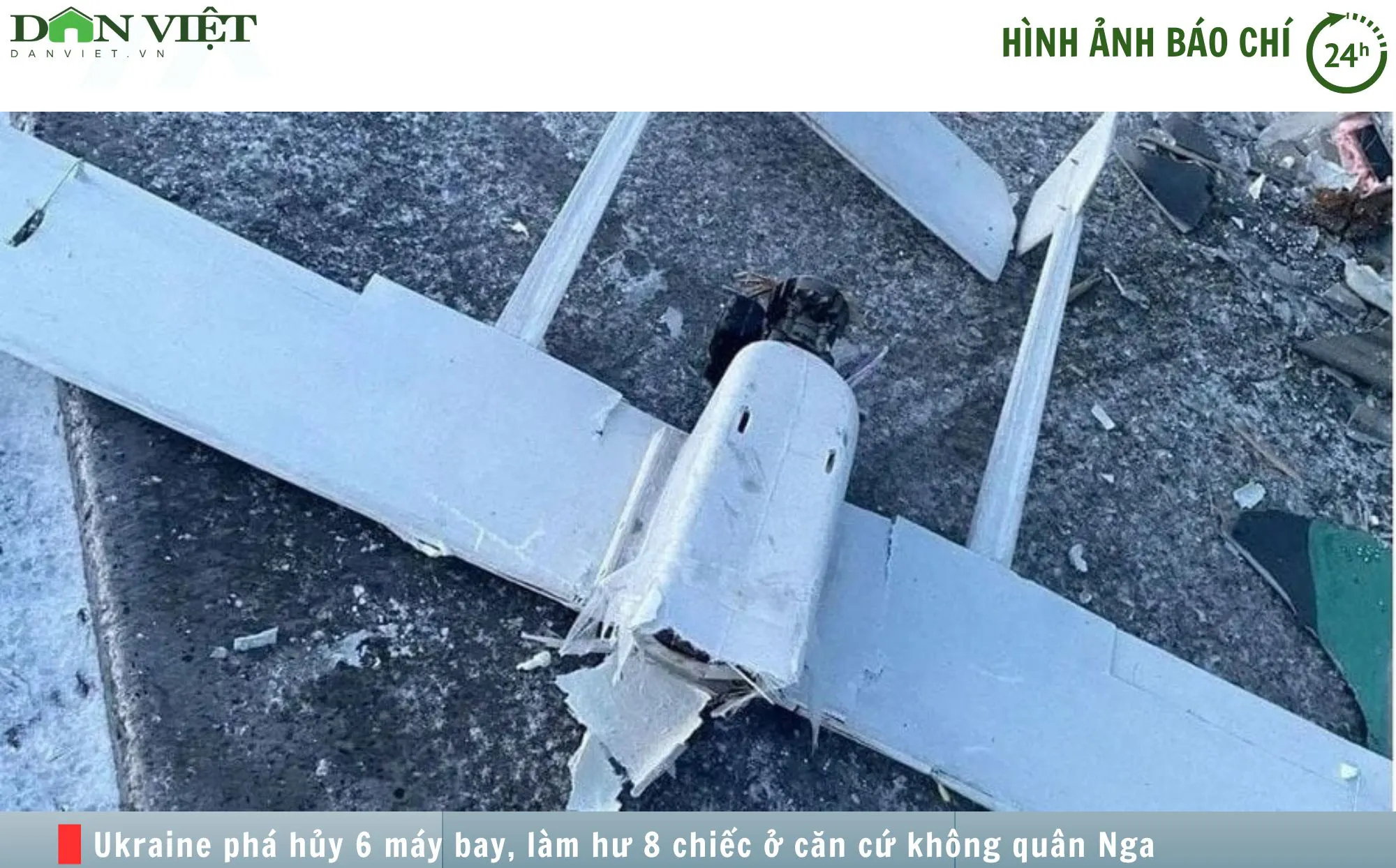 Hình ảnh báo chí 24h: An ninh Ukraine phá hủy hàng loạt máy bay tại căn cứ không quân Nga- Ảnh 1.