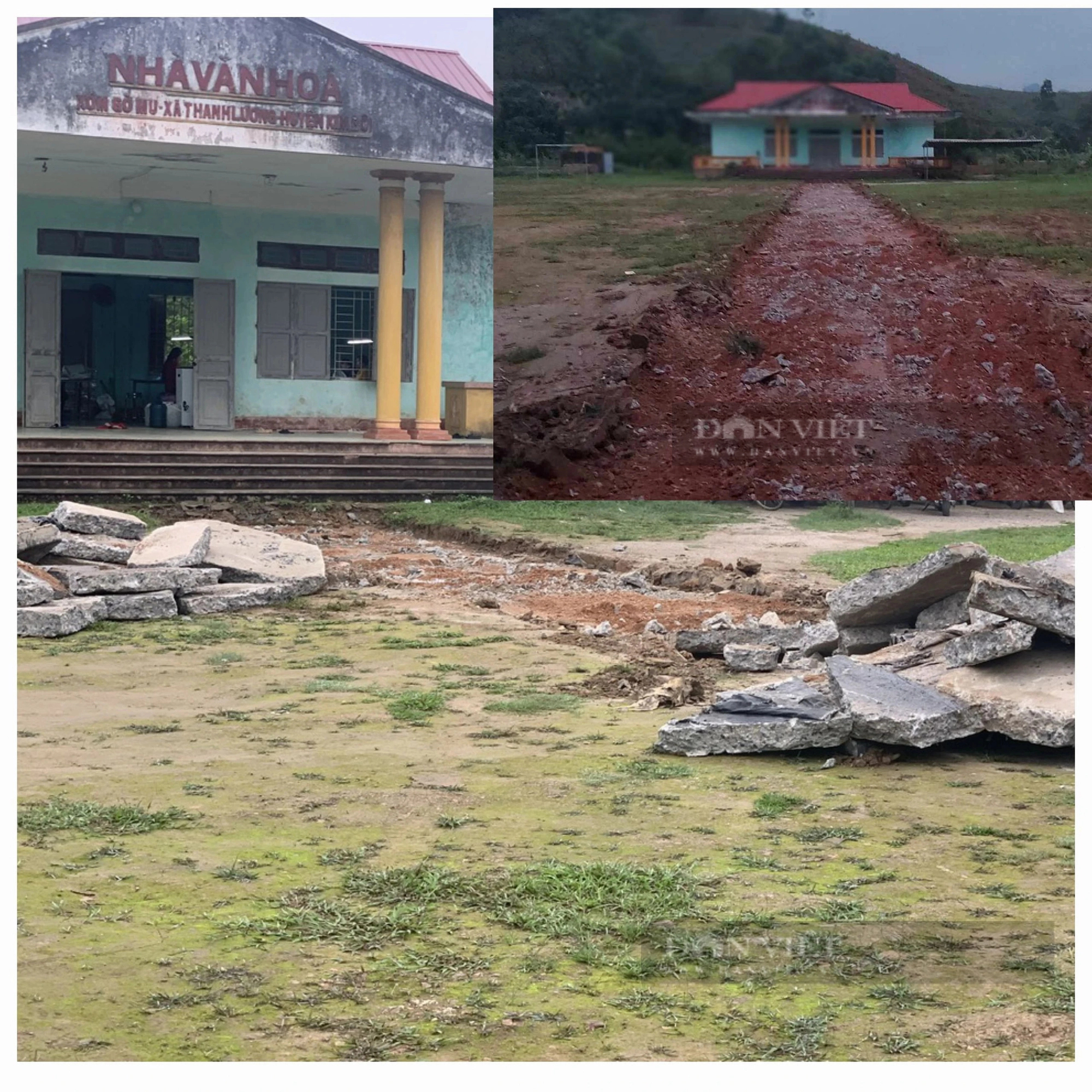 Đường bê tông không đúng thiết kế ở Lương Sơn (Hòa Bình): Doanh nghiệp khẩn trương khắc phục sau phản ánh của Báo Dân Việt- Ảnh 1.