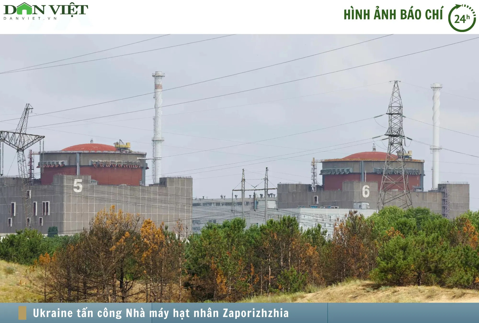 Hình ảnh báo chí 24h: Ukraine tấn công nhà máy hạt nhân do Nga kiểm soát- Ảnh 1.