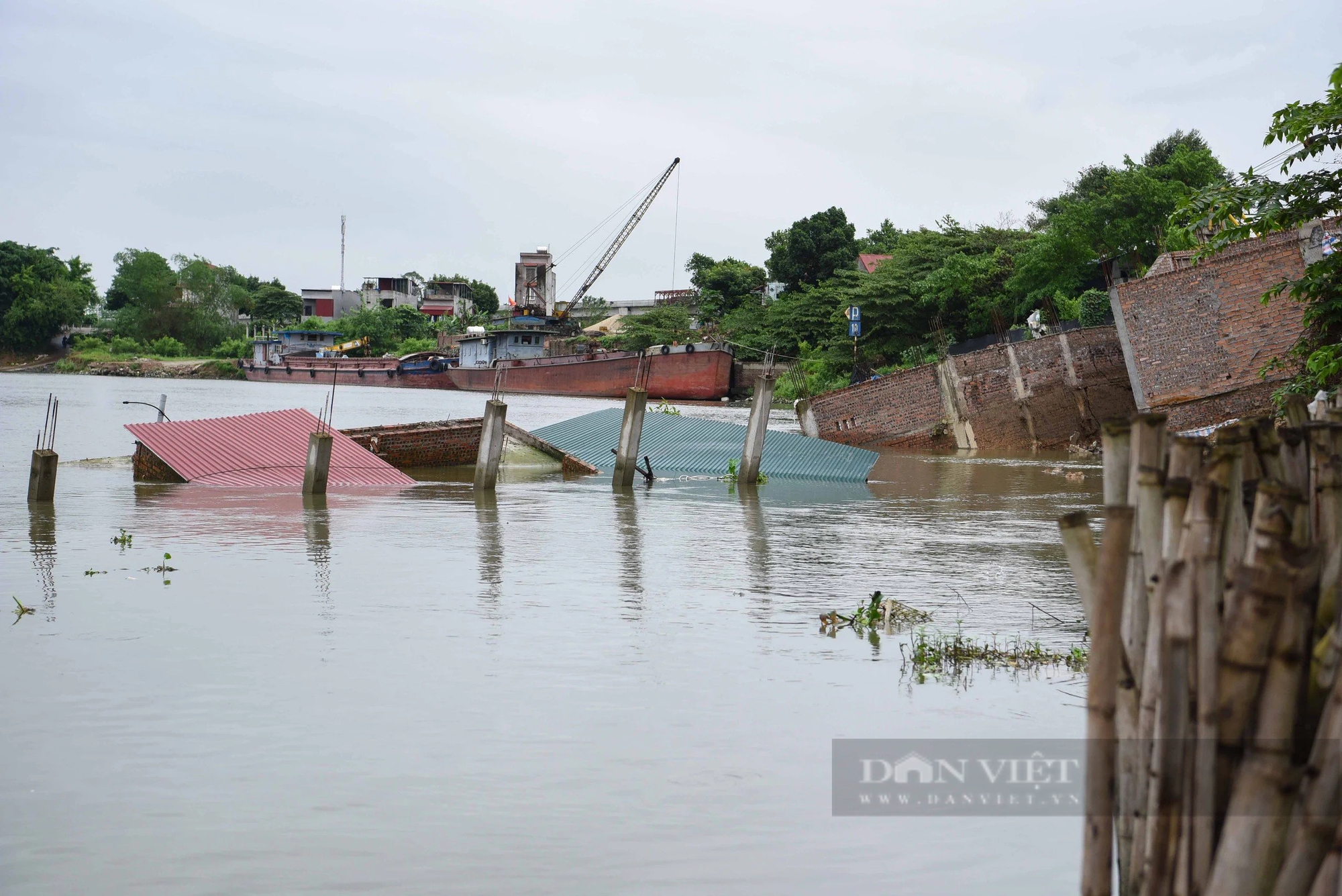 Viện Khoa học Thủy lợi Việt Nam về Bắc Ninh "truy" nguyên nhân khiến 6 ngôi nhà ven sông Cầu bị sụt lún- Ảnh 3.