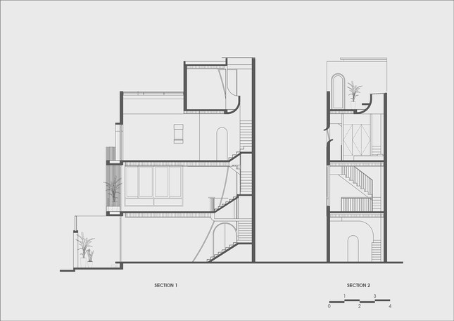 Ngôi nhà ngoài kín trong thoáng khắc phục nhược điểm nhà lô góc- Ảnh 22.