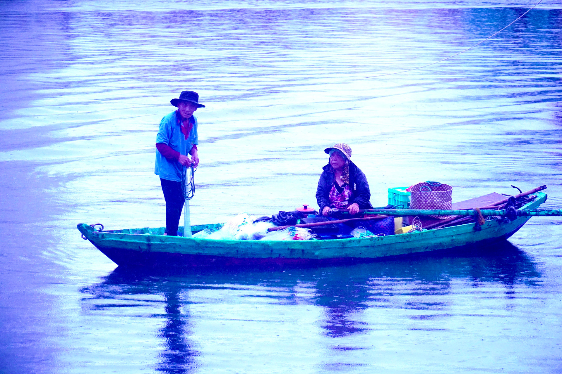 Một dòng sông nổi tiếng dài 76km qua thành phố Phan Phiết của Bình Thuận, có 2 vợ chồng hơn 30 năm đánh cá- Ảnh 2.