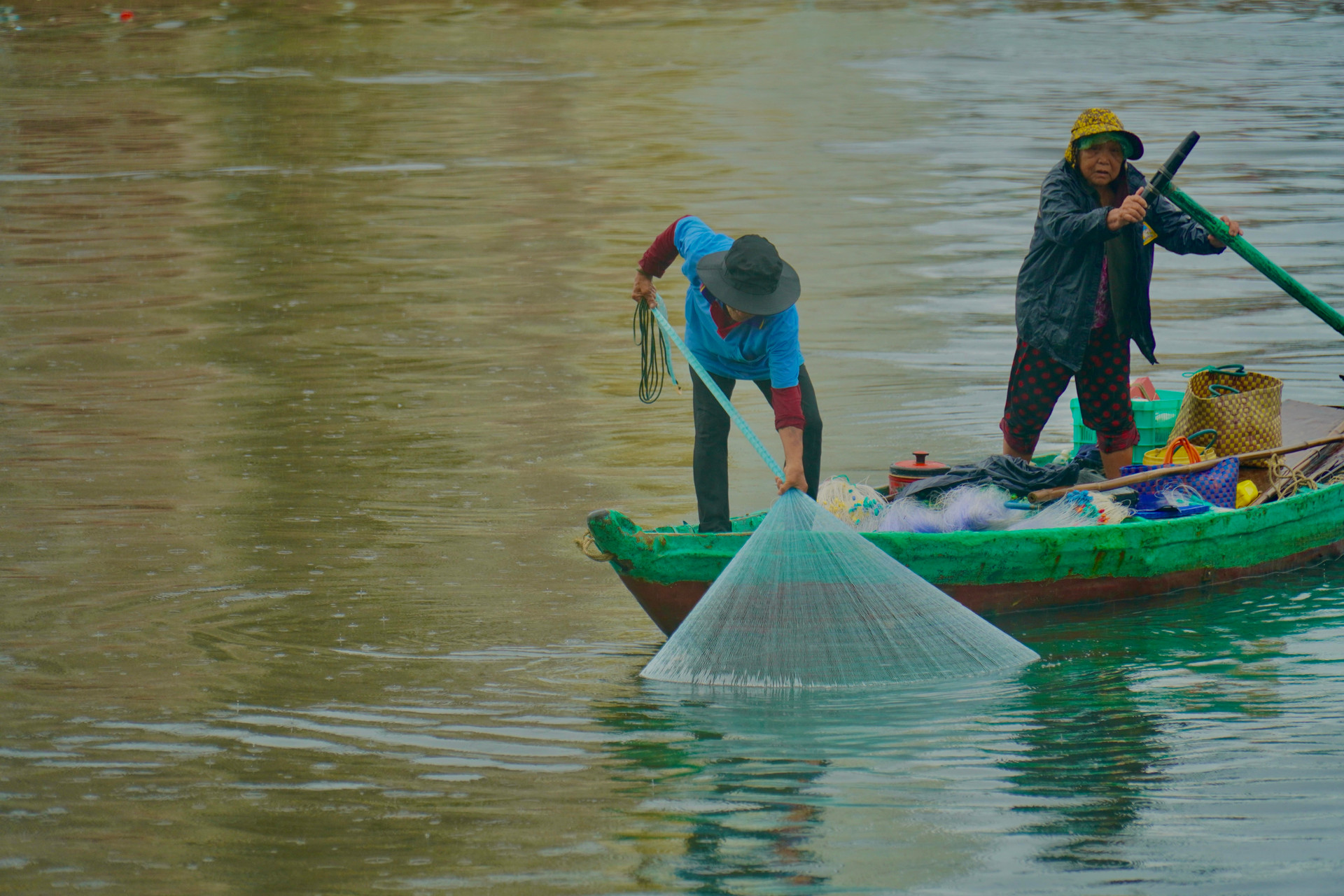 Một dòng sông nổi tiếng dài 76km qua thành phố Phan Phiết của Bình Thuận, có 2 vợ chồng hơn 30 năm đánh cá- Ảnh 4.