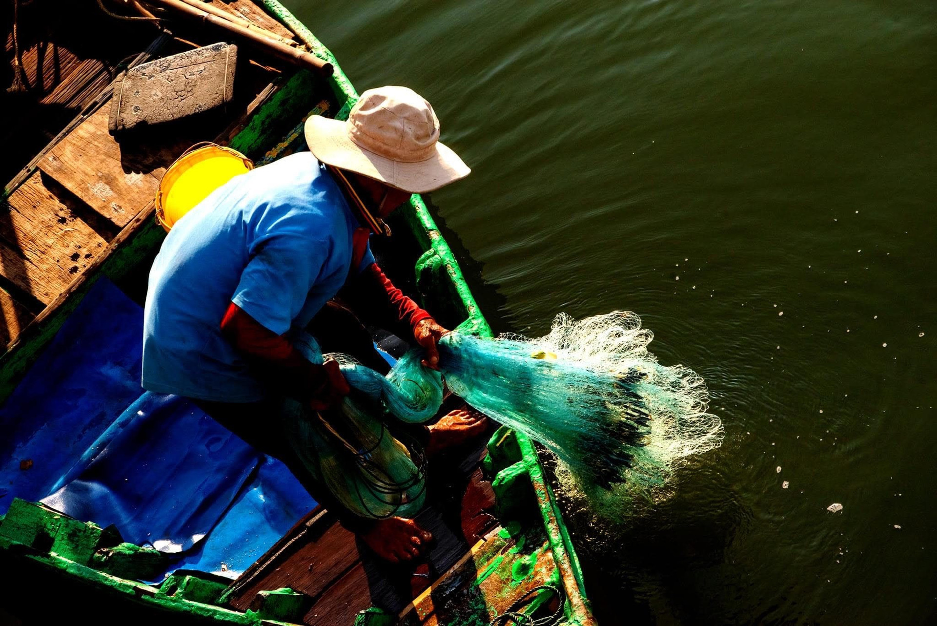 Một dòng sông nổi tiếng dài 76km qua thành phố Phan Phiết của Bình Thuận, có 2 vợ chồng hơn 30 năm đánh cá- Ảnh 8.