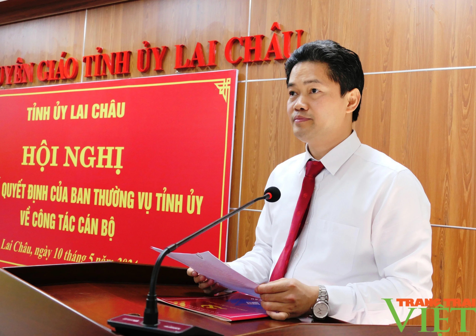 Lai Châu có Tân Phó Trưởng Ban Tuyên giáo Tỉnh ủy- Ảnh 1.