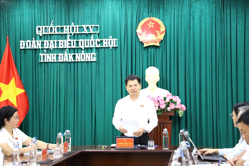 Đoàn Đại biểu Quốc hội tỉnh Đắk Nông làm việc với PC Đắk Nông- Ảnh 3.