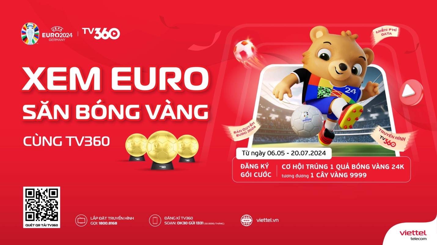 Xem Euro trên TV360 trúng quả bóng vàng 9999- Ảnh 2.