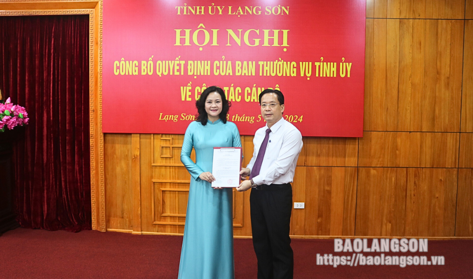 Lạng Sơn có tân Phó Chánh văn phòng Tỉnh ủy và UBND tỉnh- Ảnh 1.