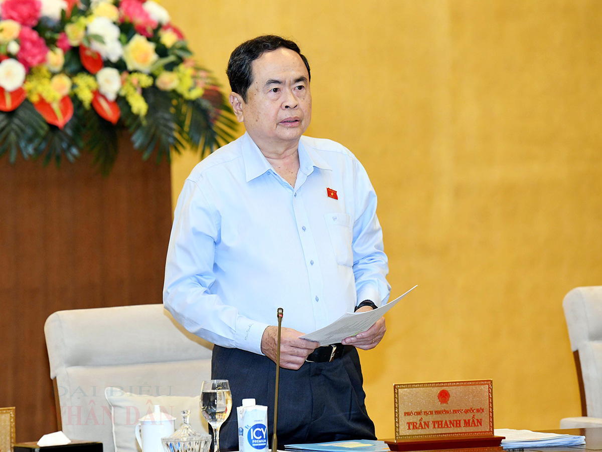 Ủy viên Bộ Chính trị Trần Thanh Mẫn: Khẩn trương hoàn thiện các nội dung trình kỳ họp thứ 7- Ảnh 1.
