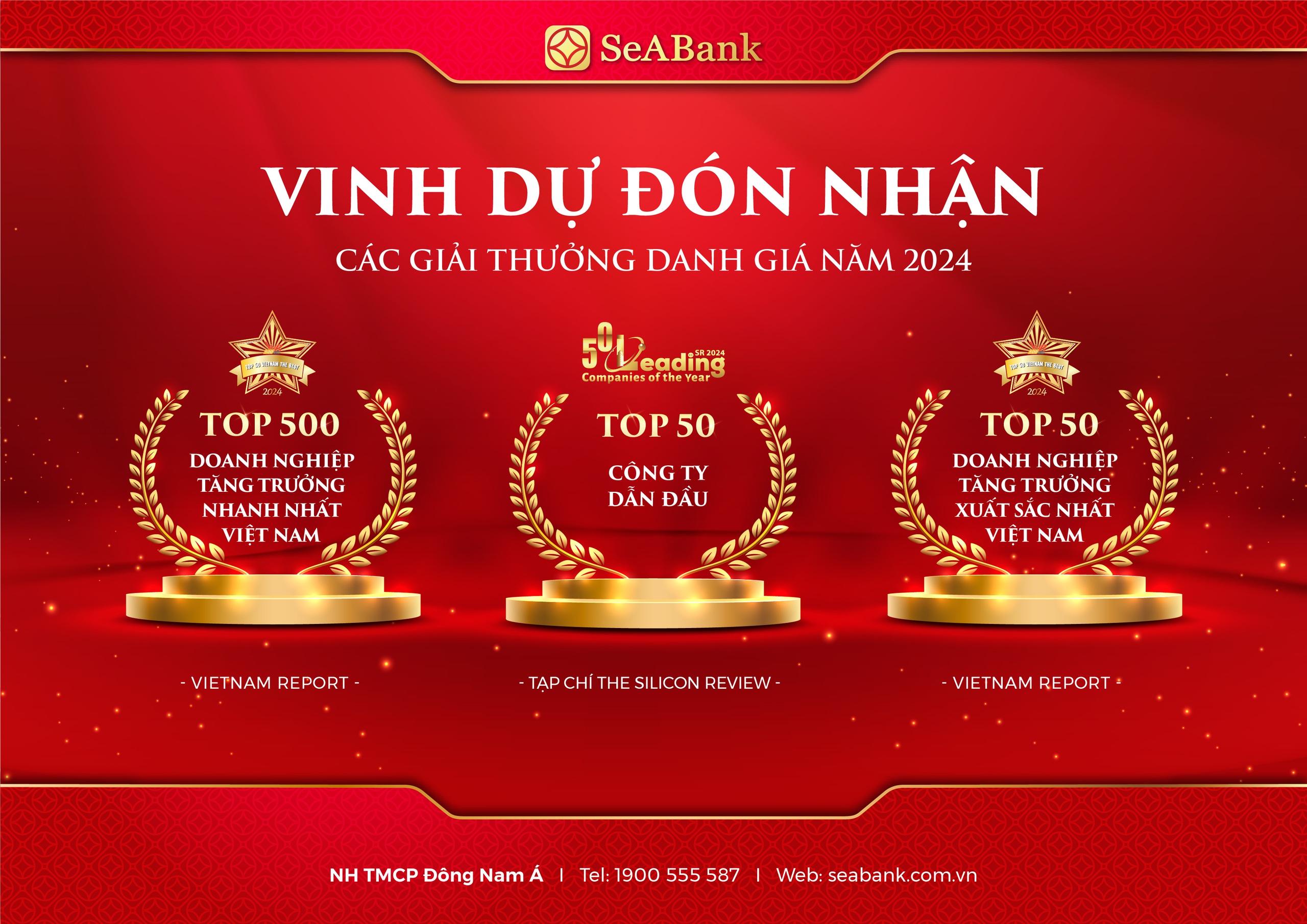 SeABank lần thứ 5 được vinh danh trong Top 500 doanh nghiệp tăng trưởng nhanh nhất Việt Nam- Ảnh 1.