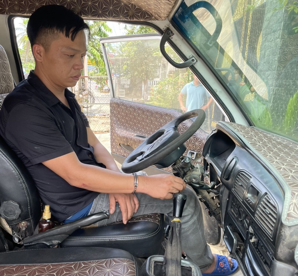Bắt nóng đối tượng trộm ô tô tải tại Lâm Đồng- Ảnh 2.