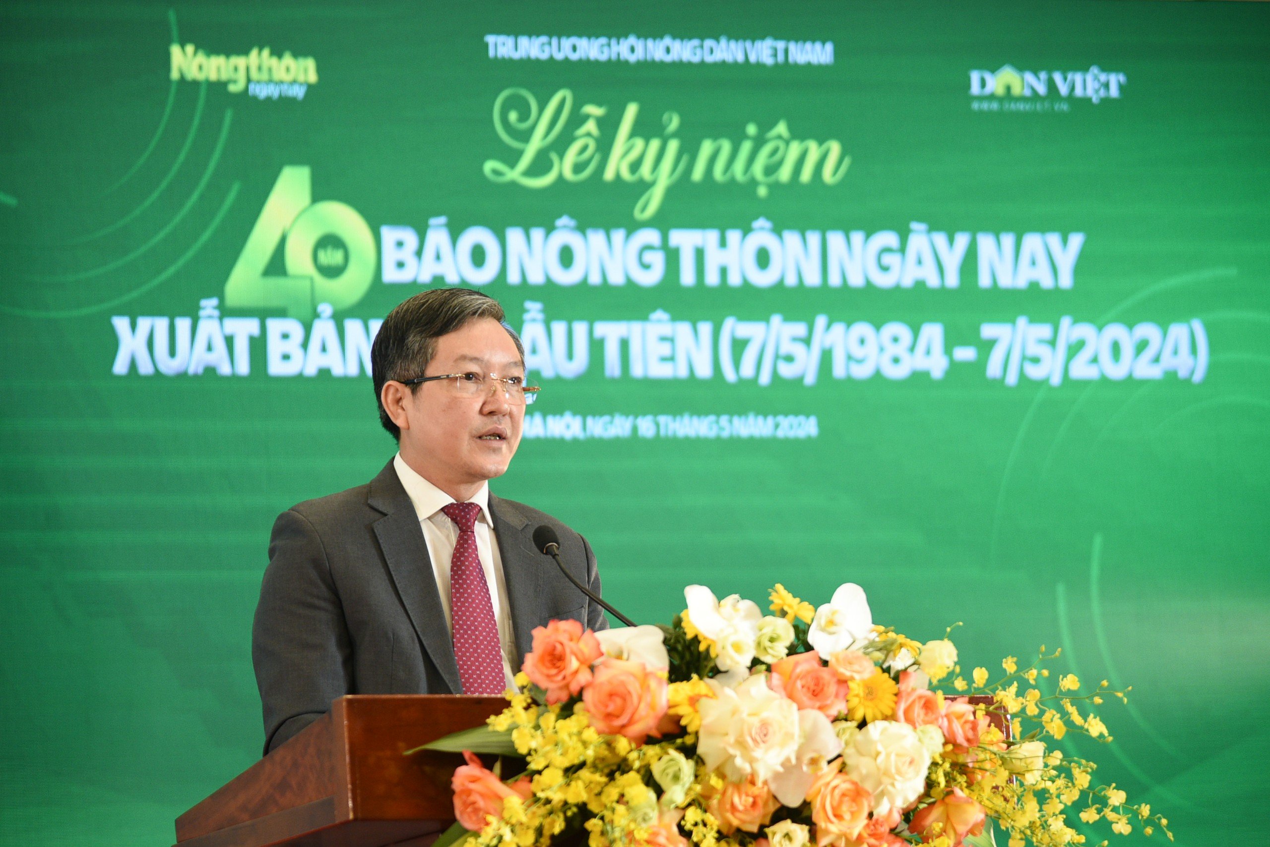 Toàn văn bài phát biểu của Chủ tịch Hội Nông dân Việt Nam Lương Quốc Đoàn tại lễ kỷ niệm 40 năm Báo NTNN- Ảnh 1.