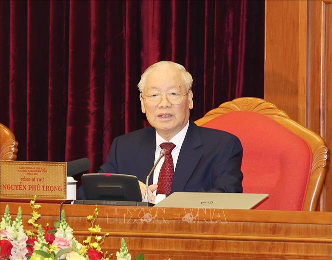 Tổng Bí thư Nguyễn Phú Trọng chủ trì khai mạc Hội nghị Trung ương 9- Ảnh 1.