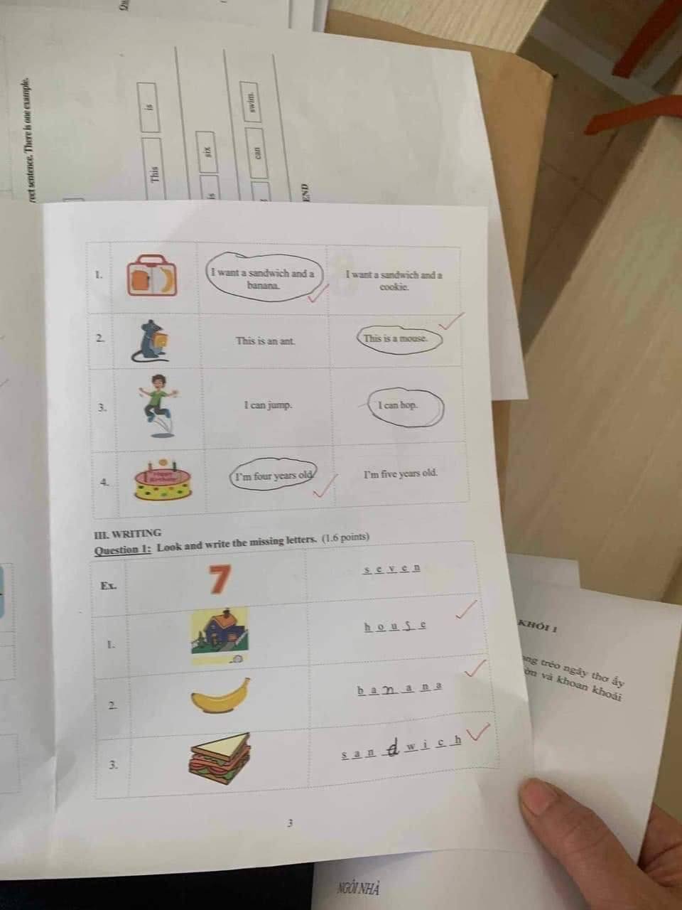 Đề thi cuối năm lớp 1 ở một tỉnh gây tranh cãi: "Cứ ngỡ như đề lớp 9 ngày xưa"- Ảnh 5.