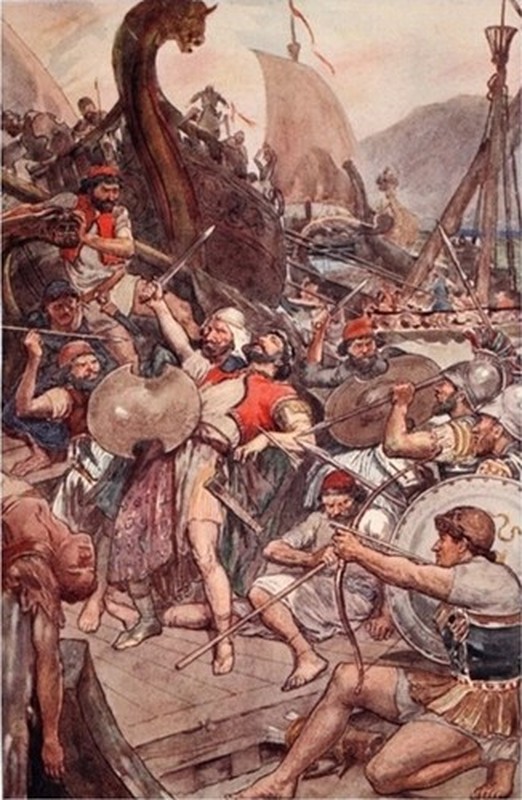 Trận hải chiến làm rạng danh đế chế Hy Lạp cổ đại- Ảnh 1.