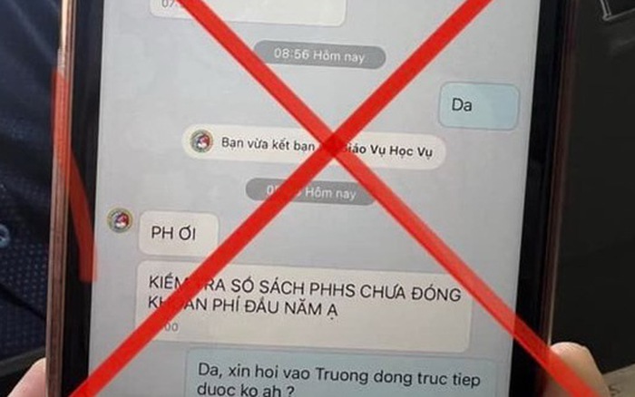 Trường học cảnh báo chiêu lừa giả danh nhân viên, giáo viên cập nhật thông tin học sinh rồi chiếm đoạt tiền- Ảnh 2.