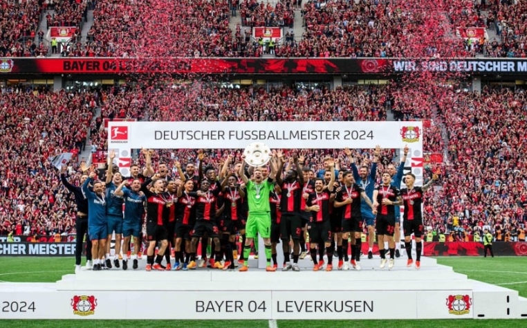 Bayer Leverkusen bất bại tại Bundesliga 2023/2024, HLV Xabi Alonso tự hào nhất điều gì?- Ảnh 1.