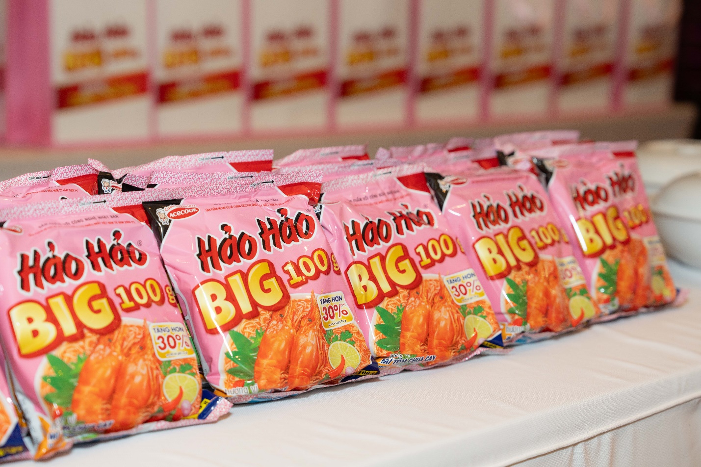 Acecook Việt Nam và thương hiệu Hảo Hảo ra mắt Hảo Hảo BIG 100g với khối lượng tịnh tăng hơn 30%- Ảnh 2.