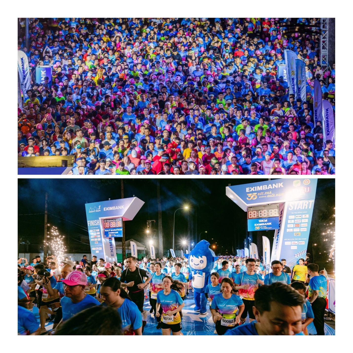 Ho Chi Minh City Night Run Eximbank thành công rực rỡ  - lan tỏa tinh thần năng động và “bứt phá” đến cộng đồng- Ảnh 2.