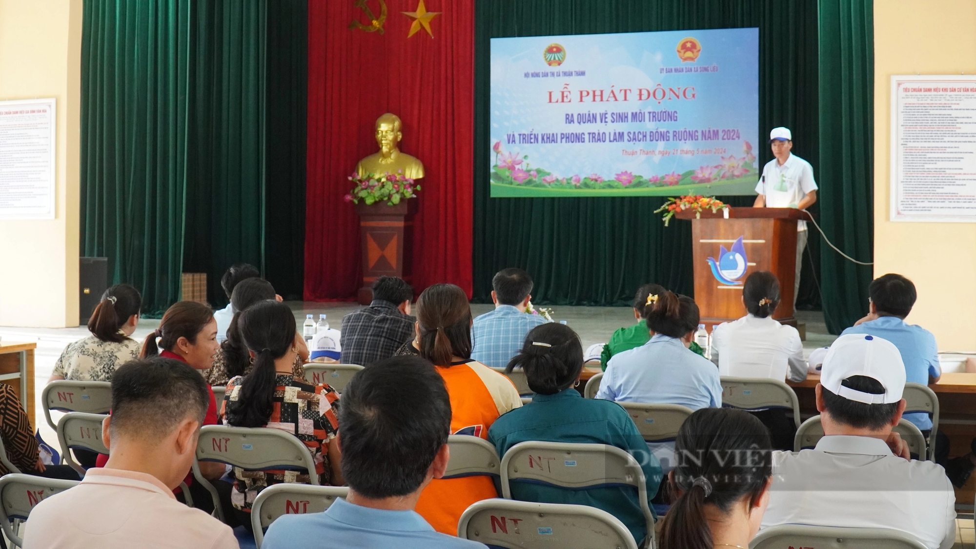Hội Nông dân thị xã Thuận Thành (Bắc Ninh) phát động hội viên nông dân "làm sạch đồng ruộng"- Ảnh 1.