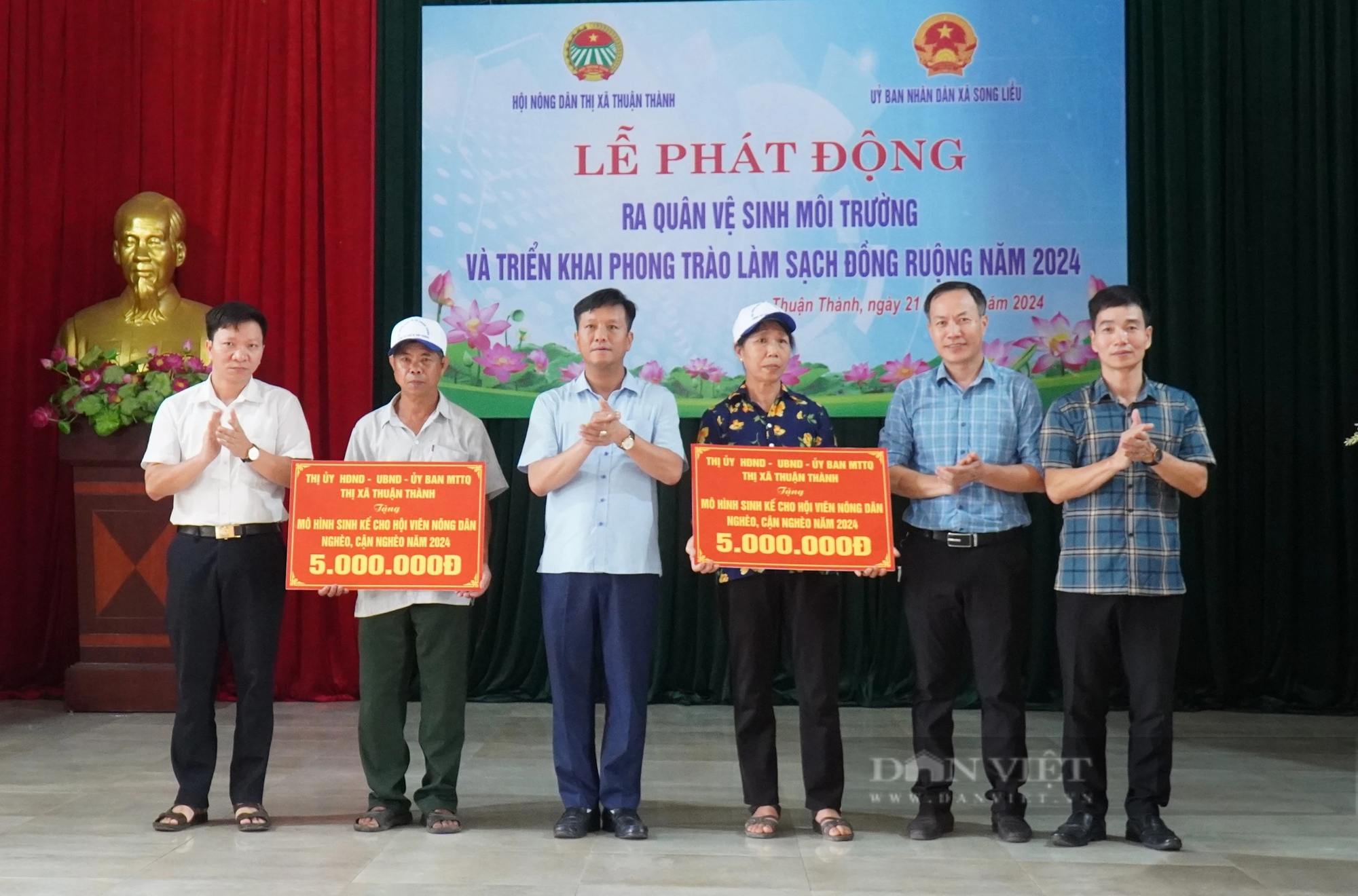 Hội Nông dân thị xã Thuận Thành (Bắc Ninh) phát động hội viên nông dân "làm sạch đồng ruộng"- Ảnh 6.