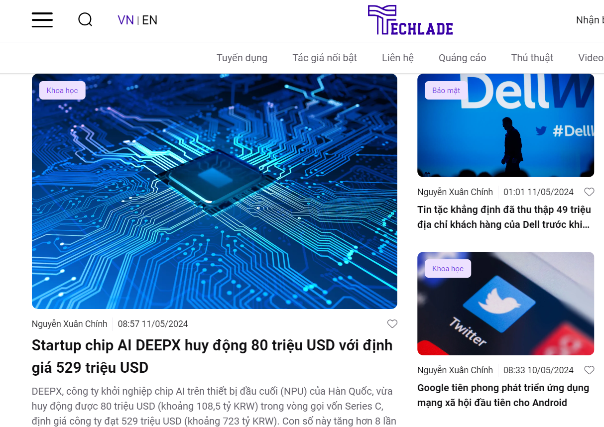Cập nhật tin tức công nghệ với Techlade.vn- Ảnh 1.