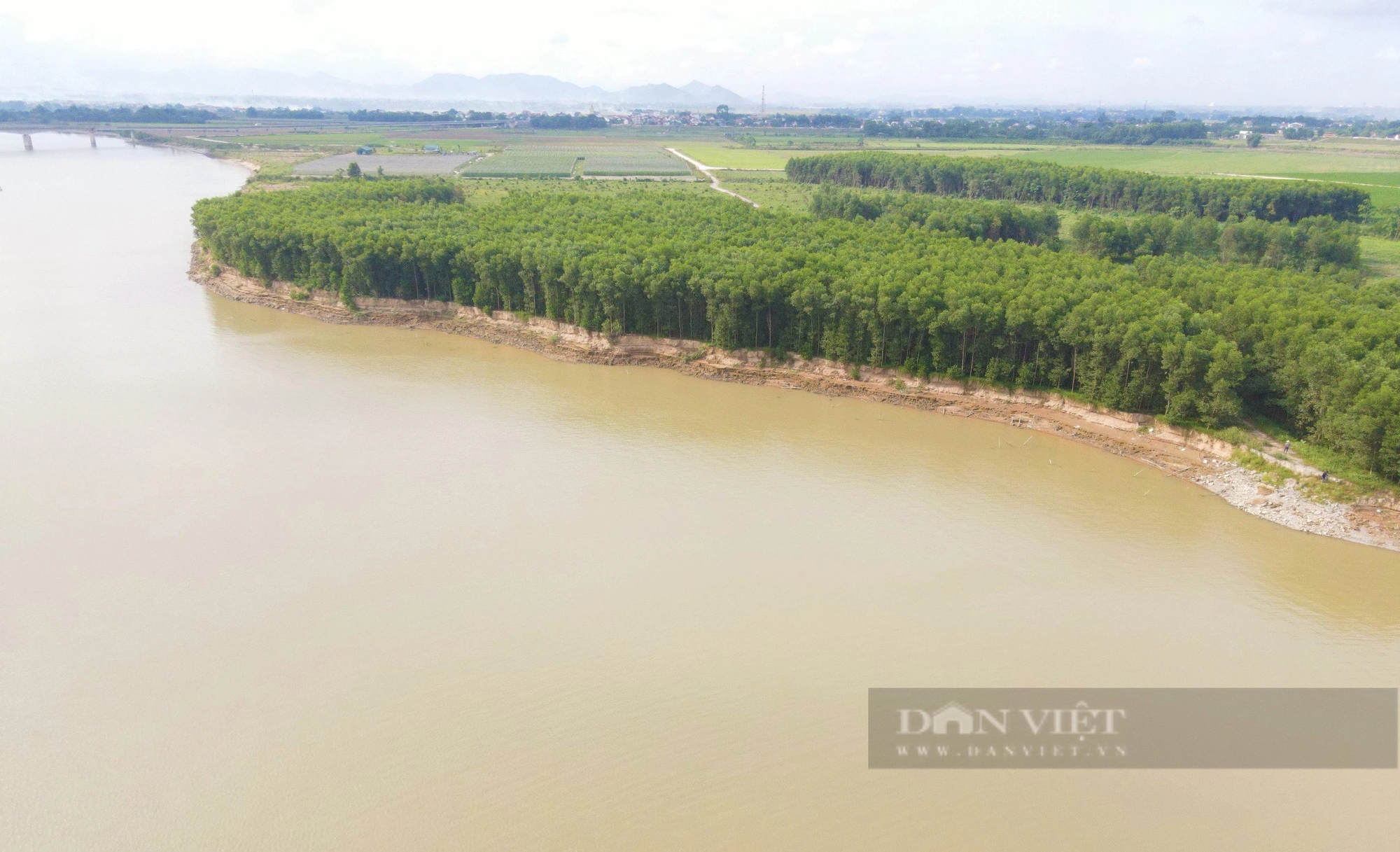 Dân Nghệ An đang lo một dòng sông nổi tiếng "nuốt trôi" đất bãi, rau màu- Ảnh 2.