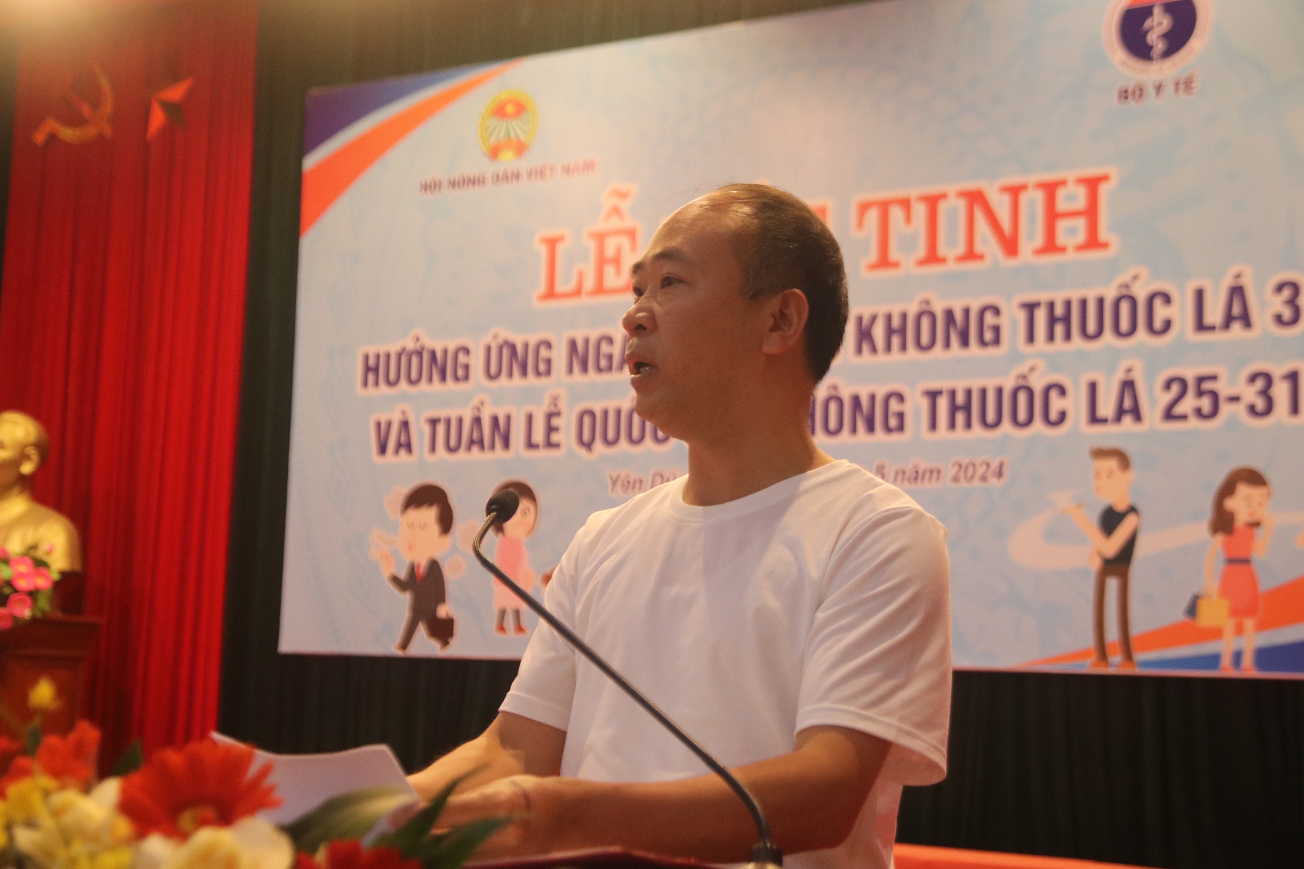 Hội NDVN và Bộ Y tế tổ chức Lễ mít tinh hưởng ứng Ngày Thế giới không thuốc lá tại Bắc Giang- Ảnh 7.
