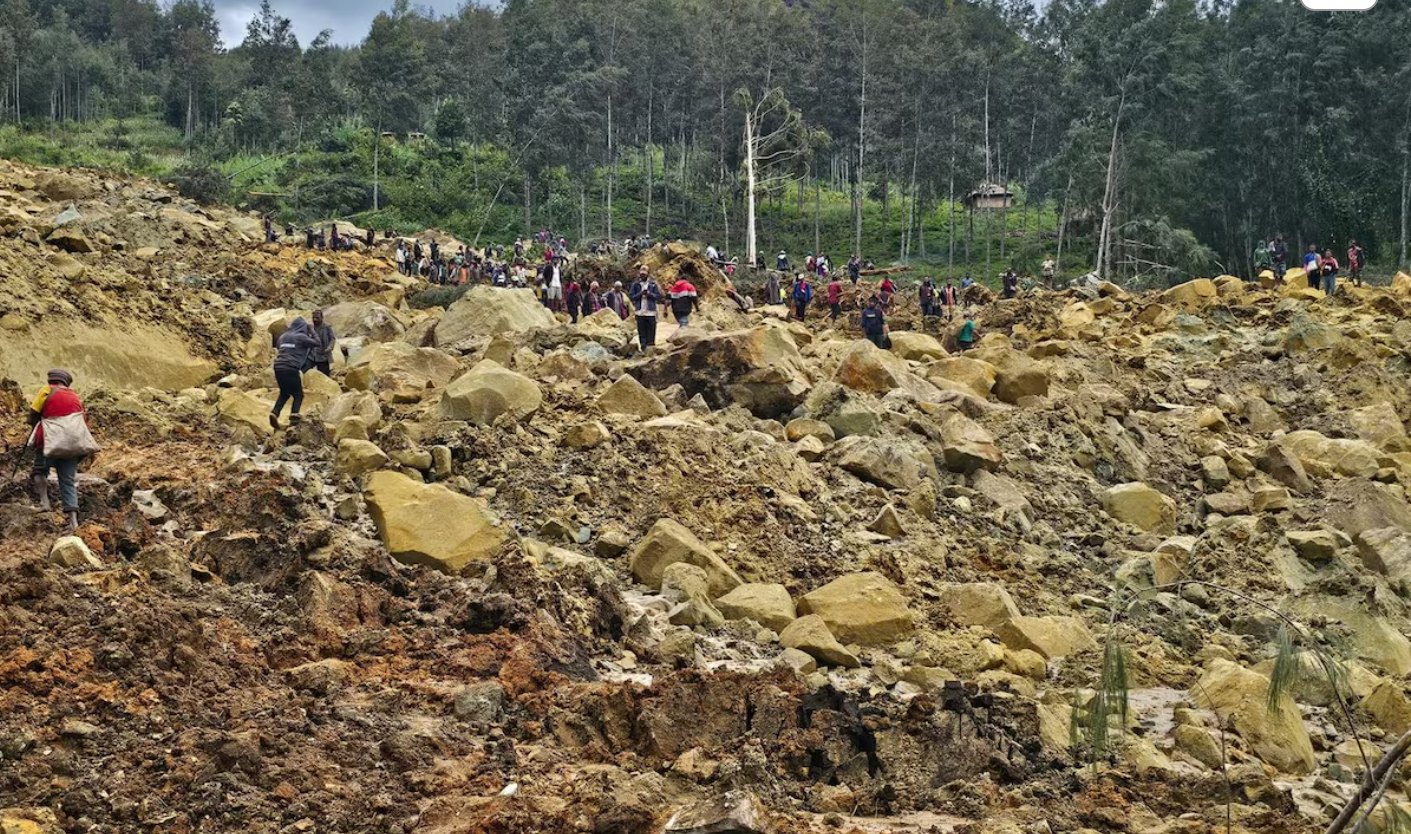Thảm họa kinh hoàng ở Papua New Guinea, hàng trăm người bị vùi lấp- Ảnh 1.