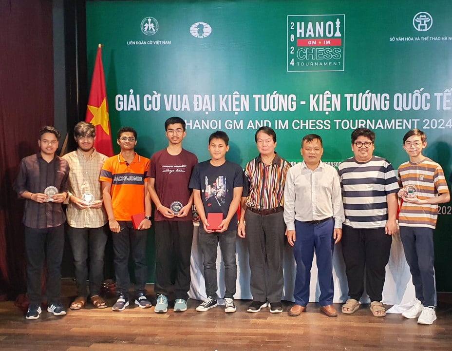 Kỳ thủ Trần Tuấn Minh vô địch giải cờ vua quốc tế tại Hà Nội - Ảnh 6.