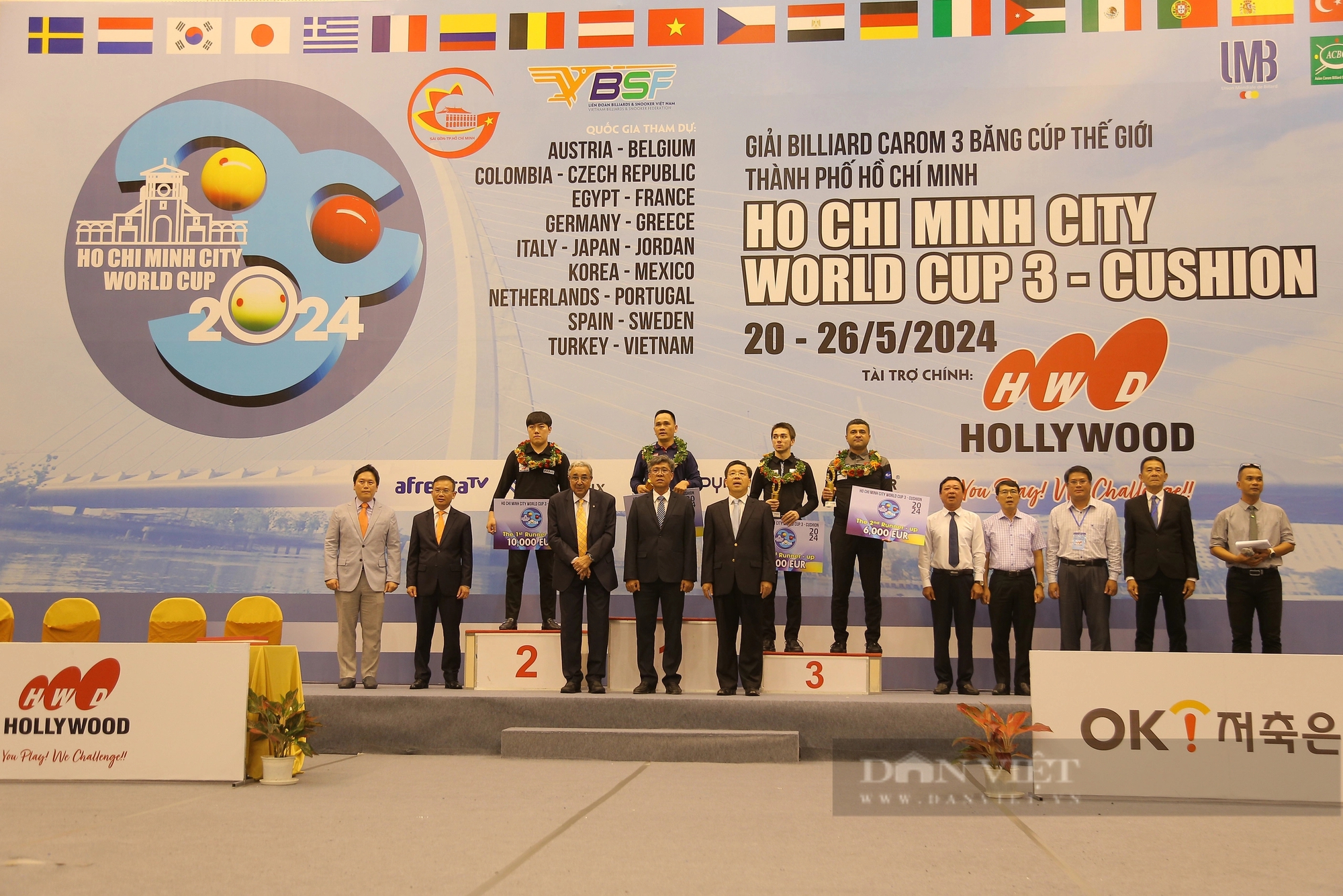 Đánh bại số 1 thế giới, Trần Đức Minh vô địch World Cup billiards carom 3 băng TP.HCM- Ảnh 10.