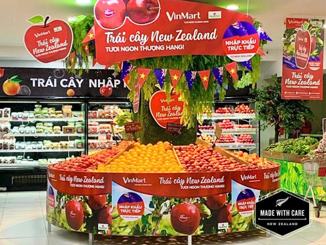 Tuần lễ trái cây New Zealand ra mắt tại chuỗi cửa hàng Vinmart