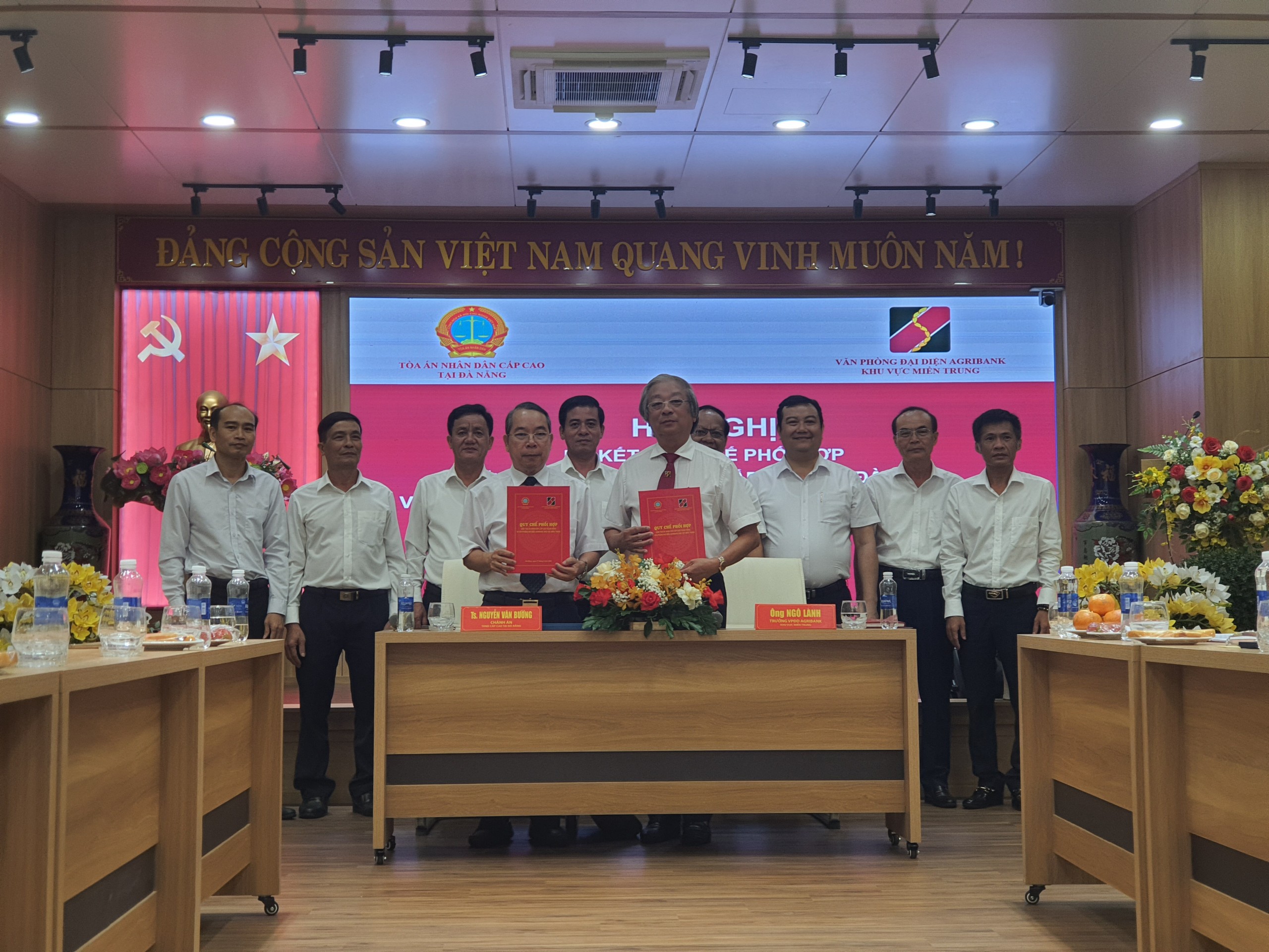Agribank khu vực miền Trung và Tòa án nhân dân cấp cao tại Đà Nẵng ký kết quy chế phối hợp- Ảnh 3.
